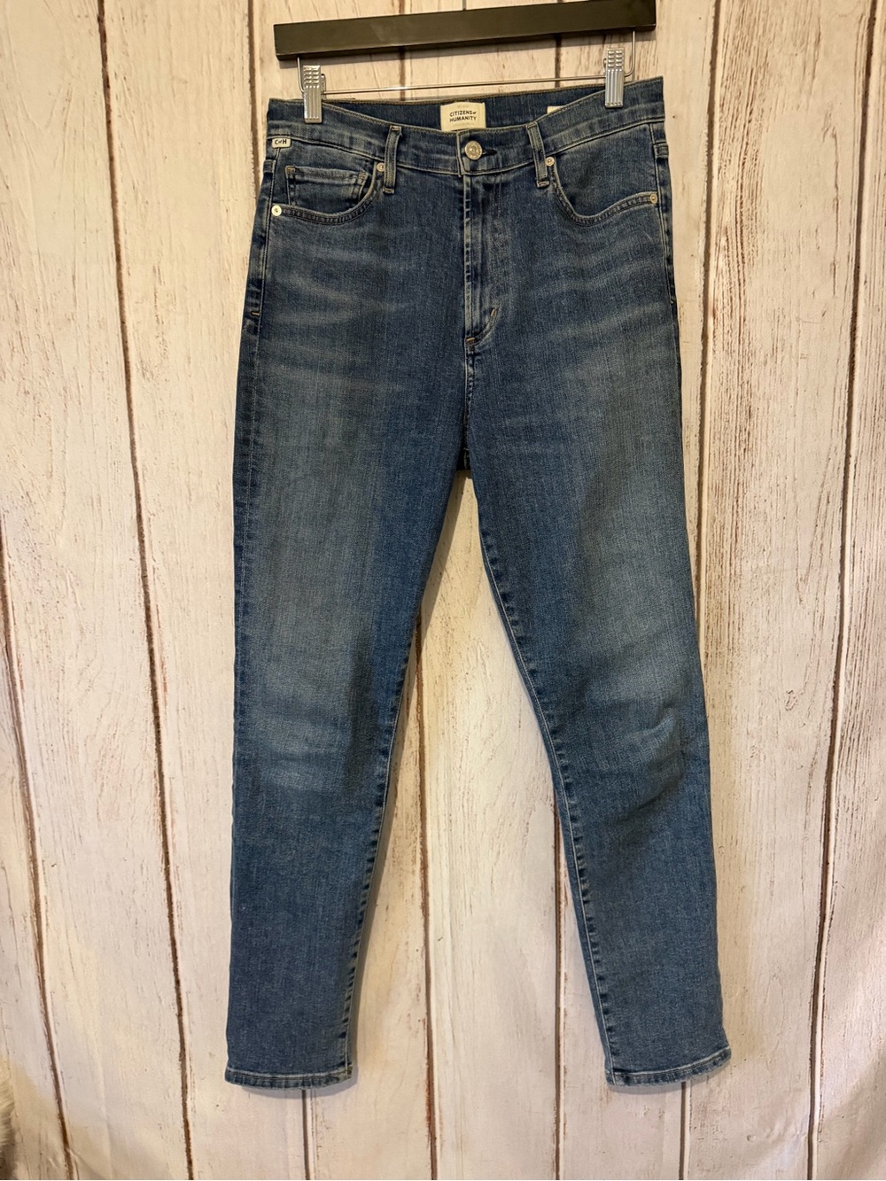 Citizens of Humanity Olivia High Rise Slim Fit Jeans Blue Denim Like New Size 29